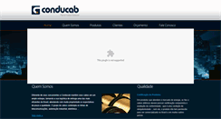 Desktop Screenshot of conducab.com.br